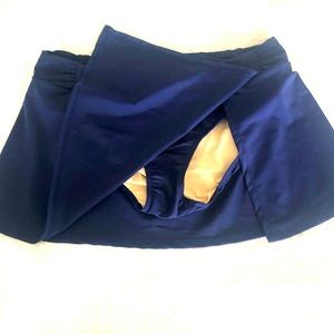 Cabana Life Navy Classic Swim Skirt